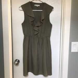Olive green summer BCBG dress in medium